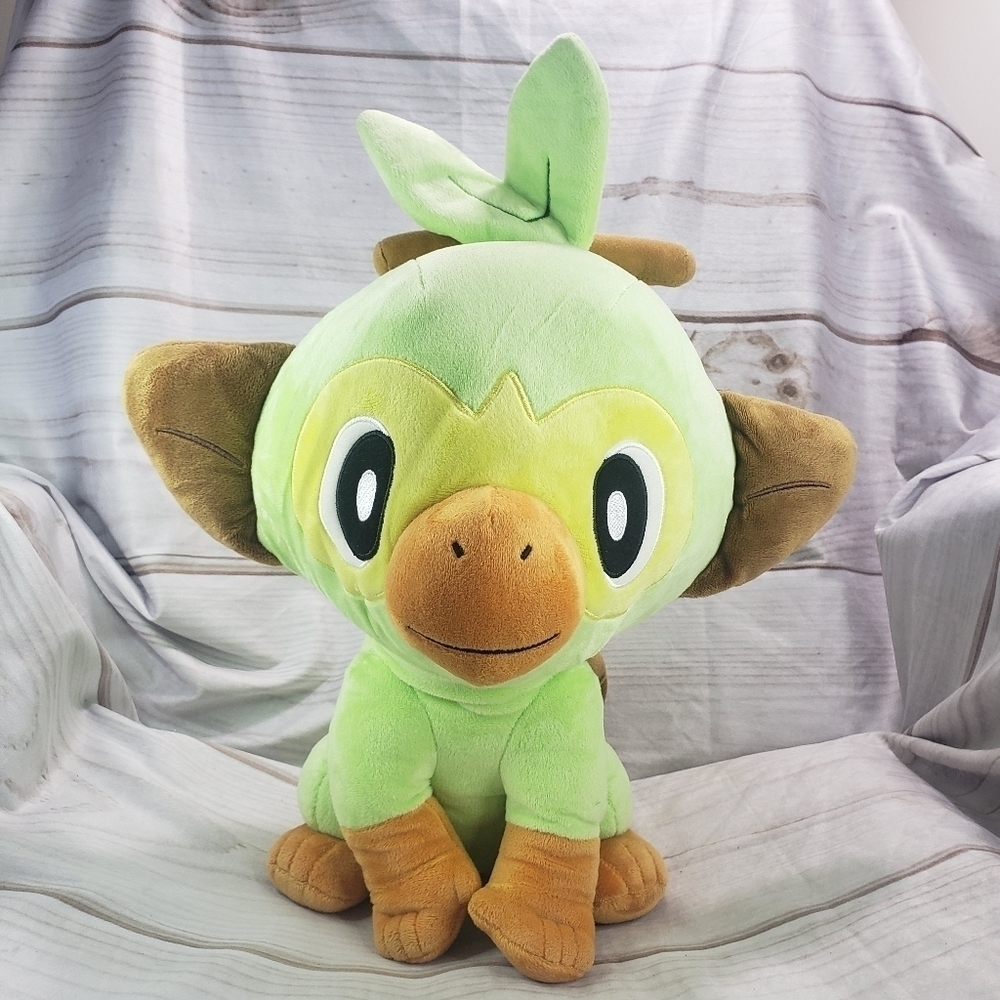 BAB Build a Bear Pokemon Grookey Monkey 14 Inch Plush Stuffed Limited Edition